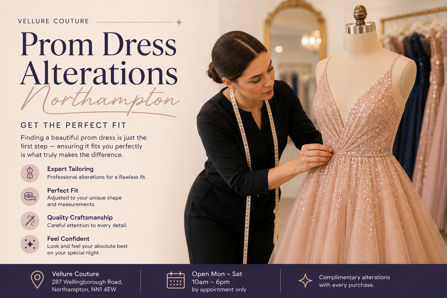 Prom Dress Alterations Northampton: Get the Perfect Fit