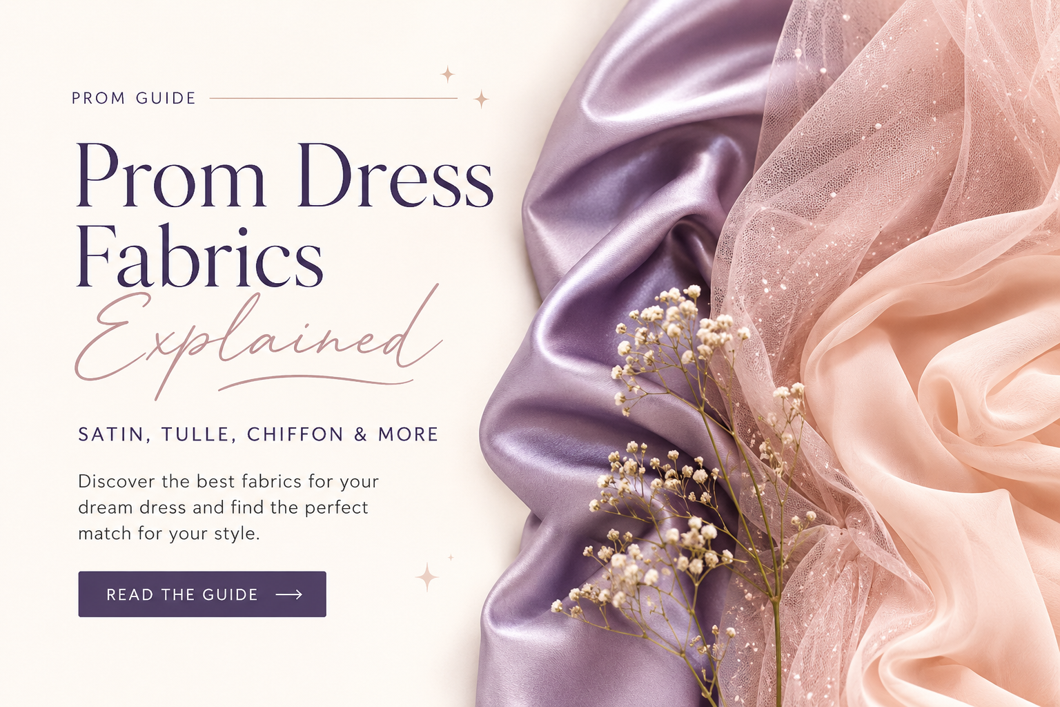 Prom Dress Fabrics Explained: Satin, Tulle, Chiffon & More