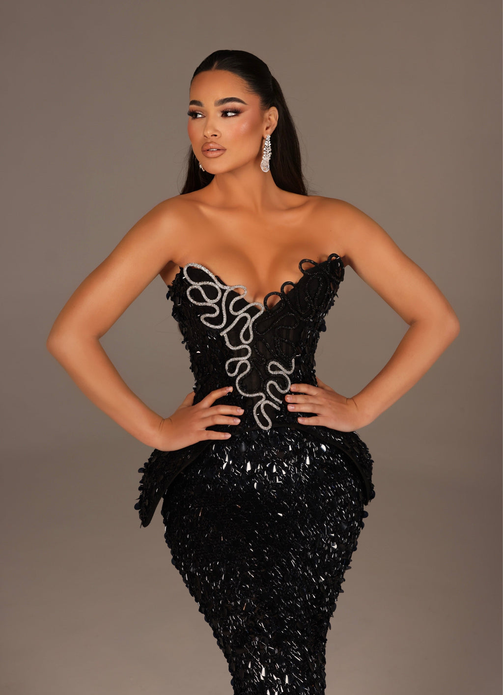Rosè - Strapless Mermaid Gown