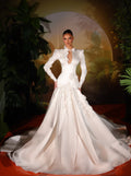 Marilise - Pearl Petal Embellished Gown