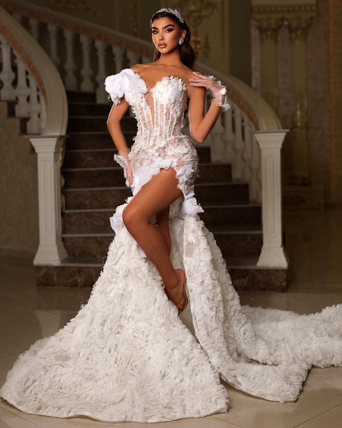 Sparkle Mermaid Bridal Gown - Vellure Couture