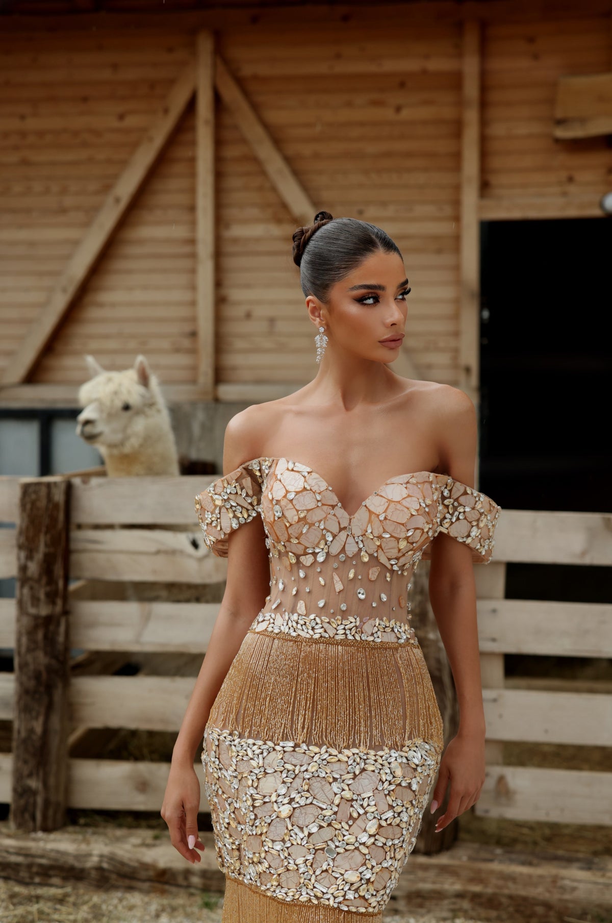 Eliesa - Fringe Midi Dress
