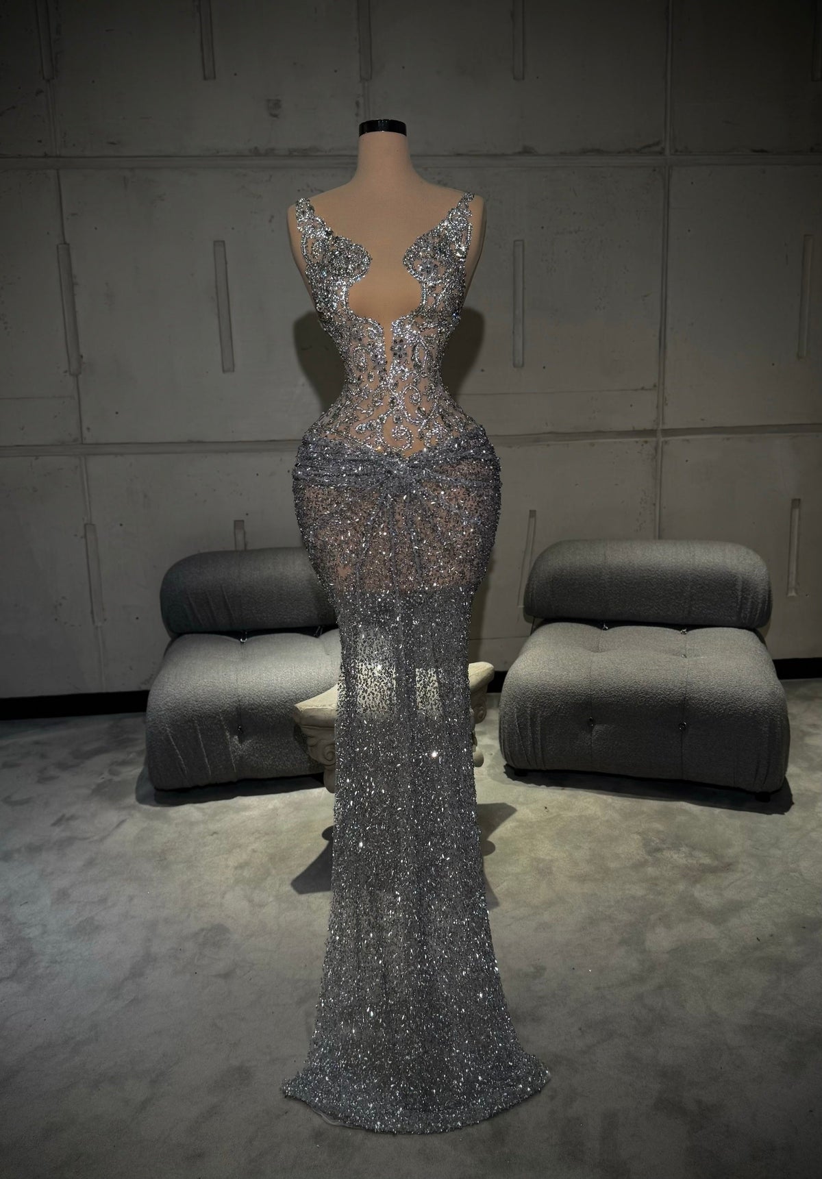 Noélia - Crystal Mermaid Gown
