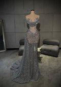 Ava - Strapless Embellished Gown