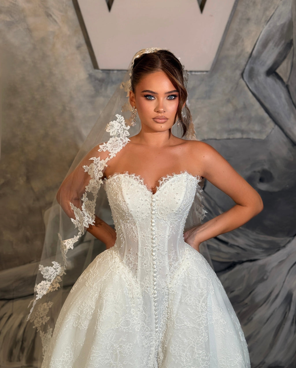 Malena - Lace Corset Bridal Gown