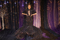 Mermaid Shimmering Ruffled Sleeve Dress