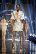 Aurèla - Crystal Fringe Mini Dress