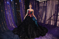 Strapless Shimmering Embellished Dress