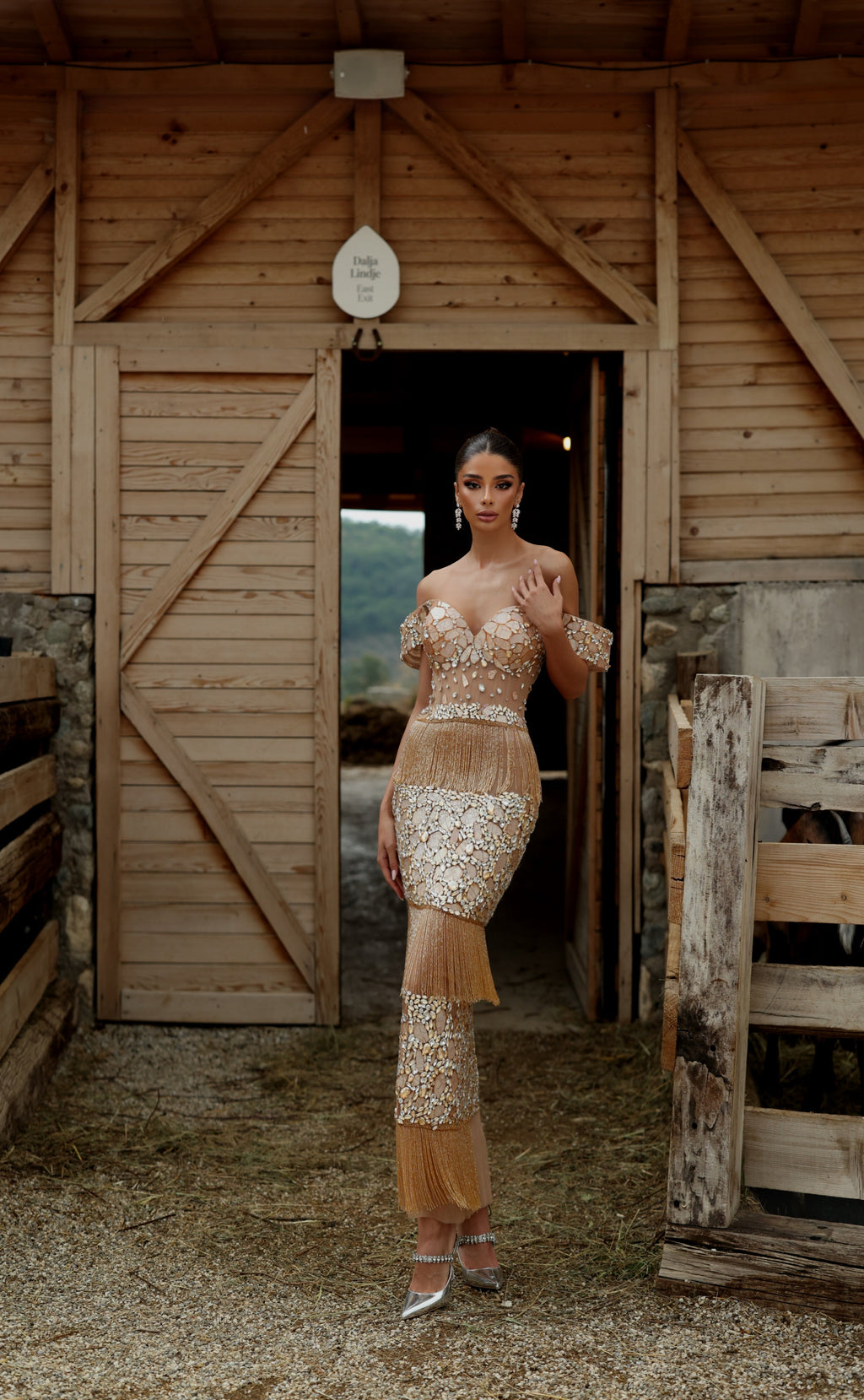 Eliesa - Fringe Midi Dress