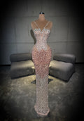 Ayana - Blush & Ice Embellished Dress