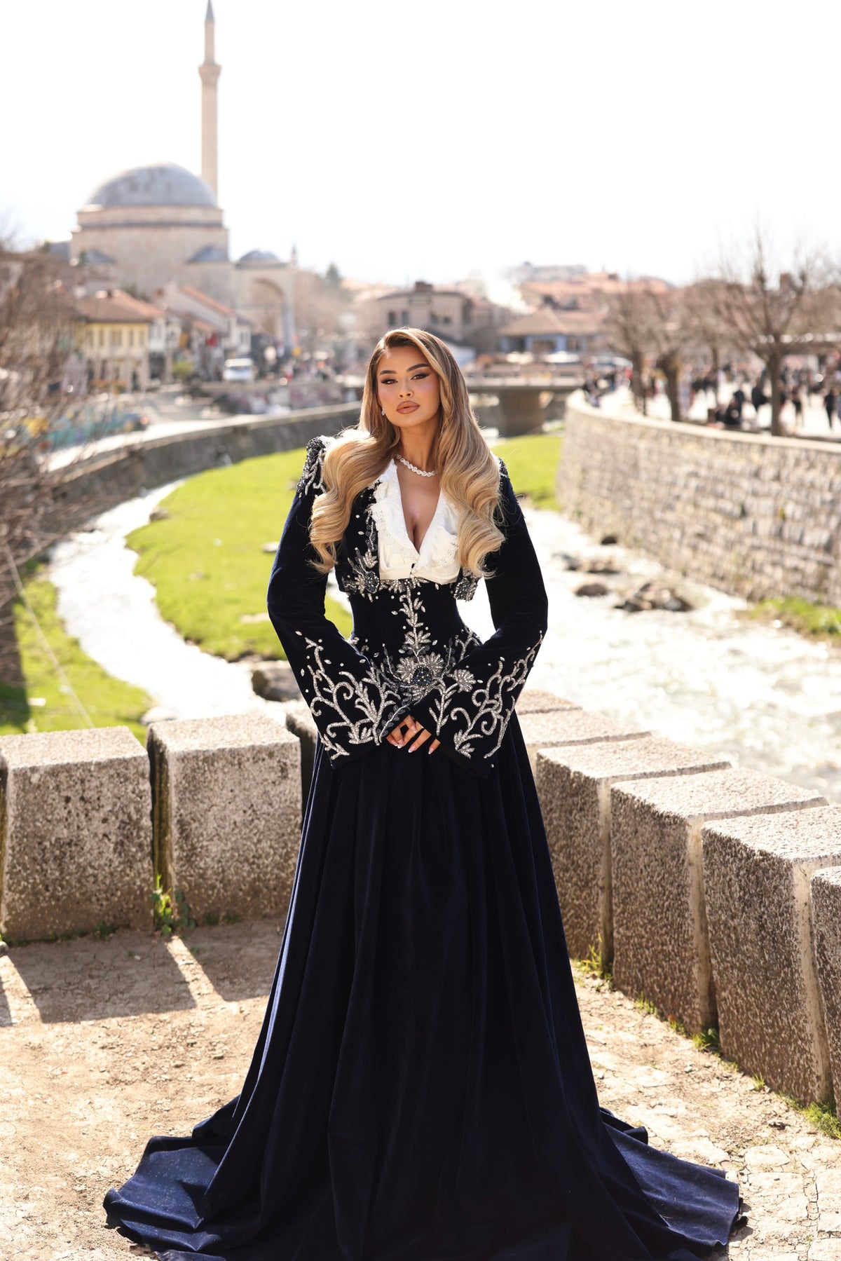 Besa - Embroidered Gown