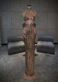 Saera - Mirror Mosaic Corset Gown