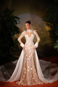 Arbelá - Floral Beaded Gown