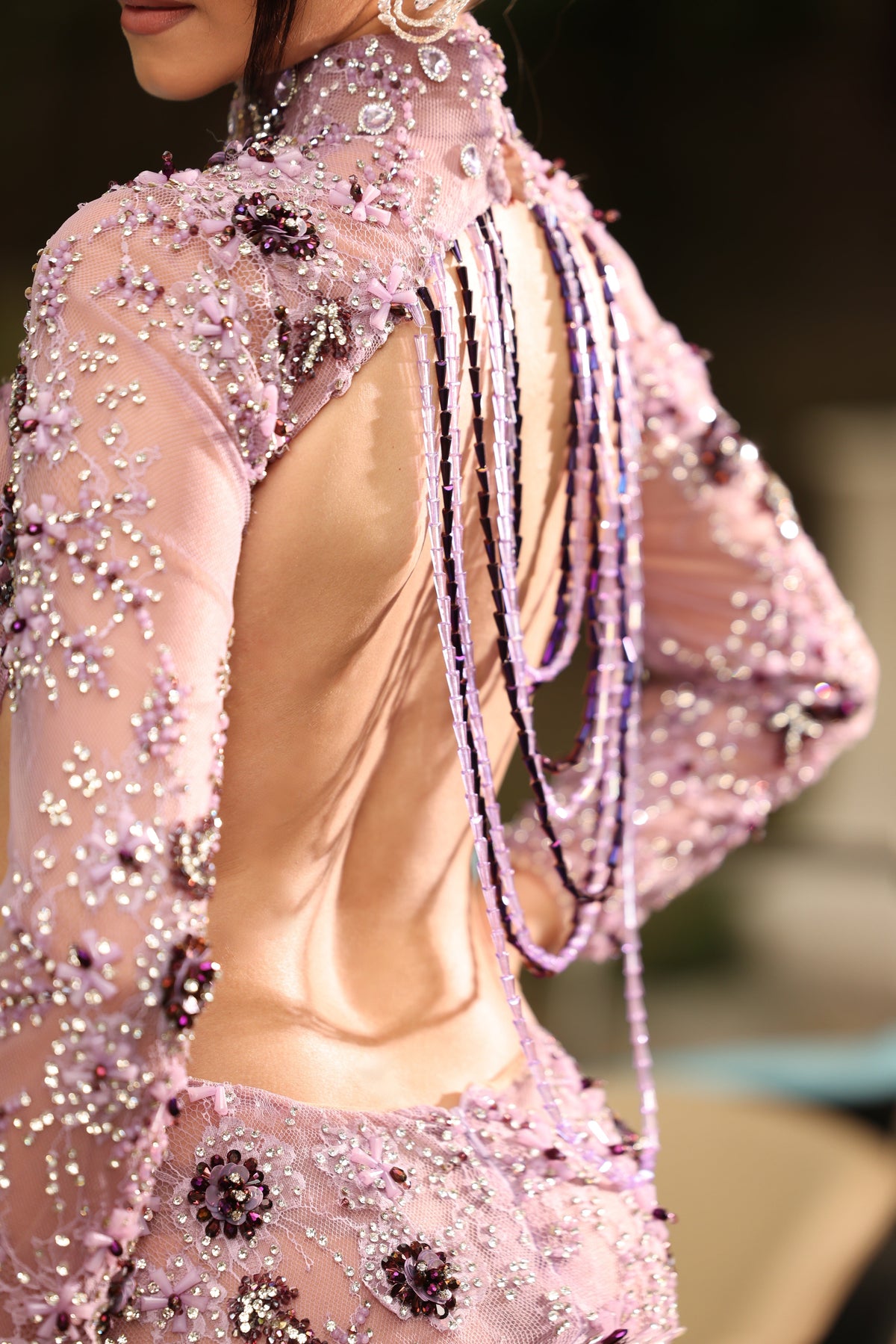 Camila - Open Back Embellished Mermaid Gown