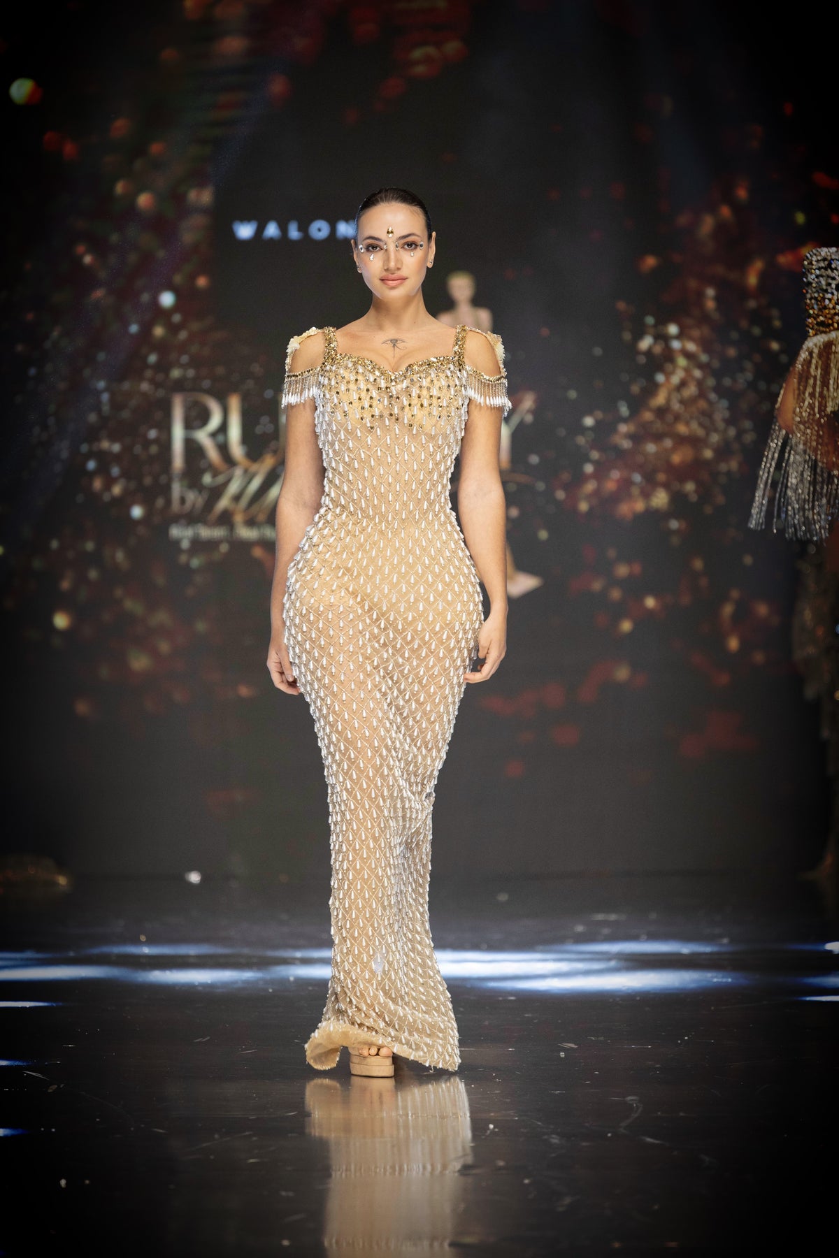 Bellina - Crystal Mermaid Gown