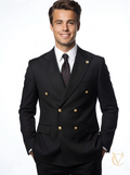 Noir Two-Piece Tailored Suit
