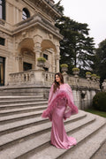 Bèlina - Rose Feather Gown