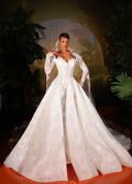 Ardessa- Off Shoulder Floral Lace Gown