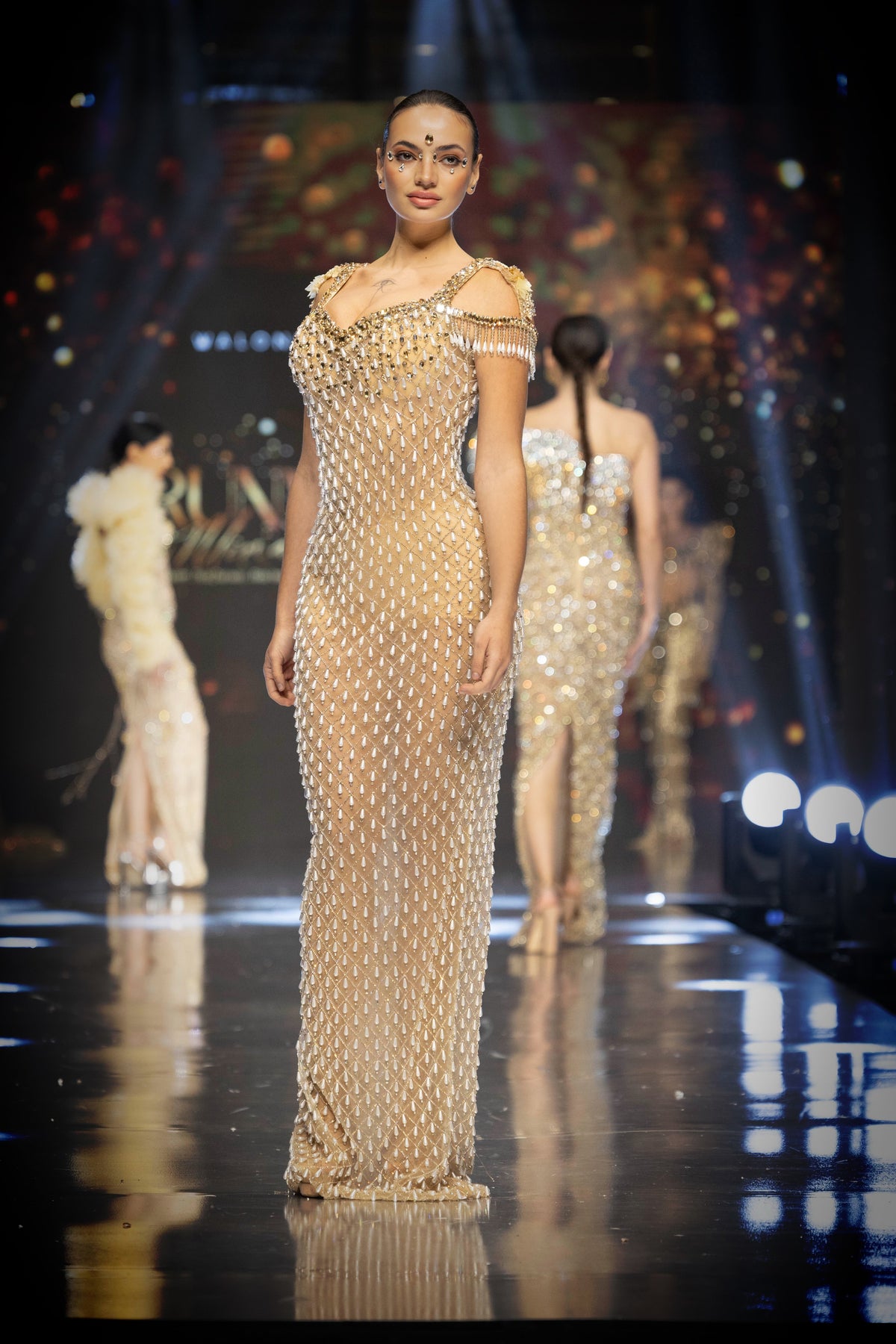 Bellina - Crystal Mermaid Gown
