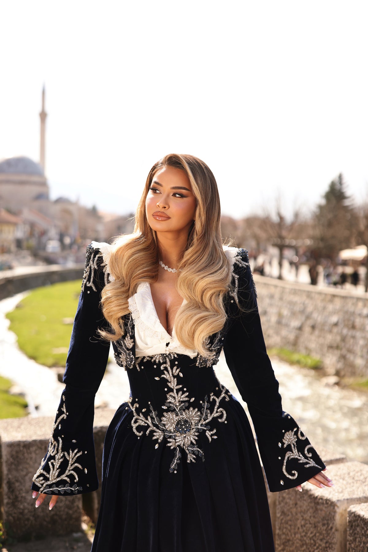 Besa - Embroidered Gown