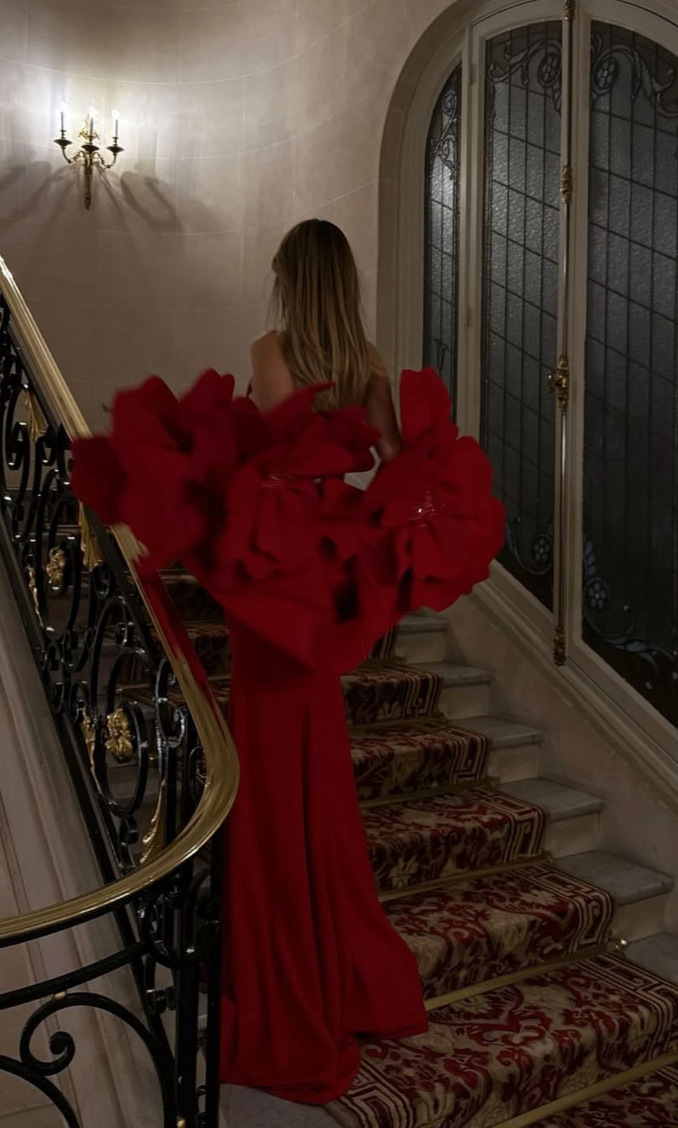Lena Terlutter - Red Halter Dress