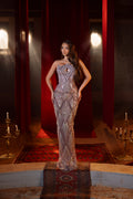 Adora - Strapless Crystal Mermaid Gown