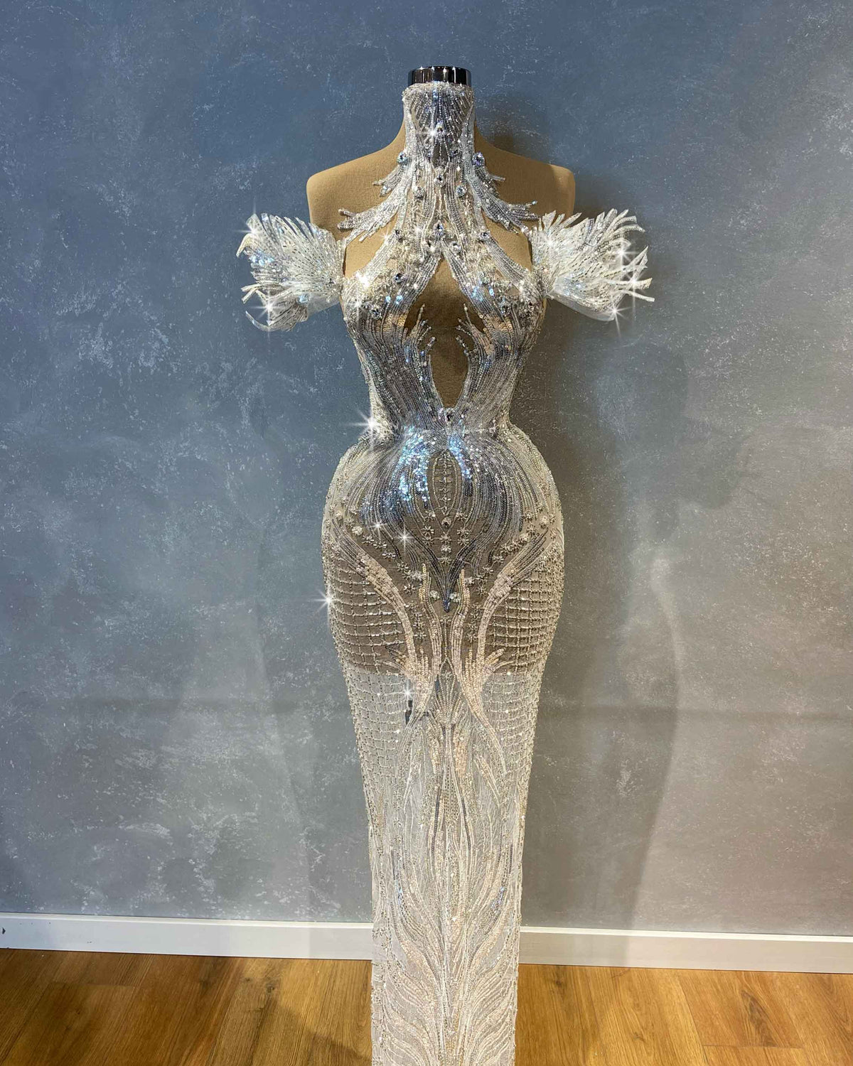 Halter Neck Wedding Dress