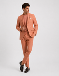 Salmon sunset tailored suit set | Luxury occasionwear | Vellure Couture Northampton
