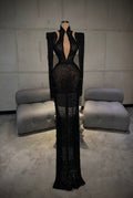 Retila - Long Sleeve Cut out gown