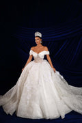Embellished Corset Bridal Ball Gown