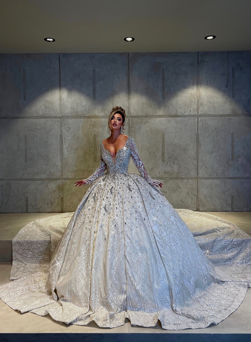 THESSALY-beads embellishments bridal gown