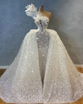 Strapless Beaded Wedding Dress