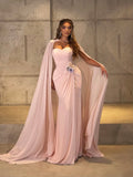 Elora - Draped Cape Gown