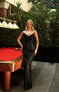 Luciana - Beaded Floral Two Piece Gown