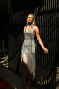 Moana - Open Back Fringe Gown