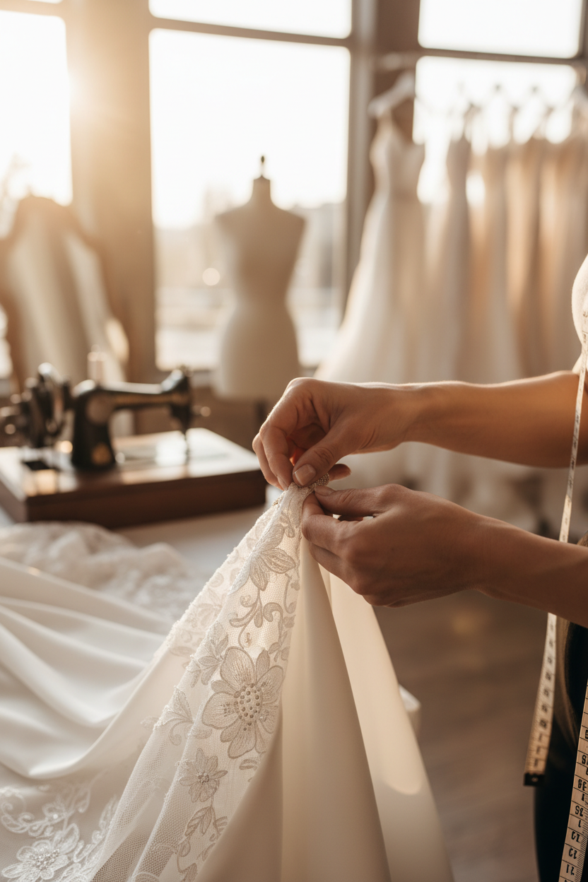 Wedding Dress Alterations Deposit | Expert Bridal Tailoring | Vellure Couture